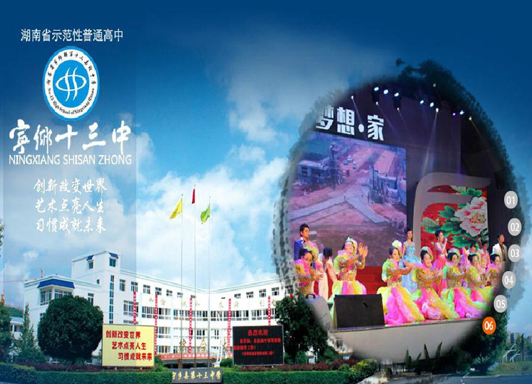 寧鄉十三中三網合一建設
